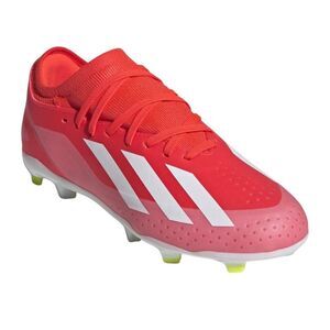 Adidas Childrens/Kids X Crazyfast League Firm Ground Football Boots / Red/White